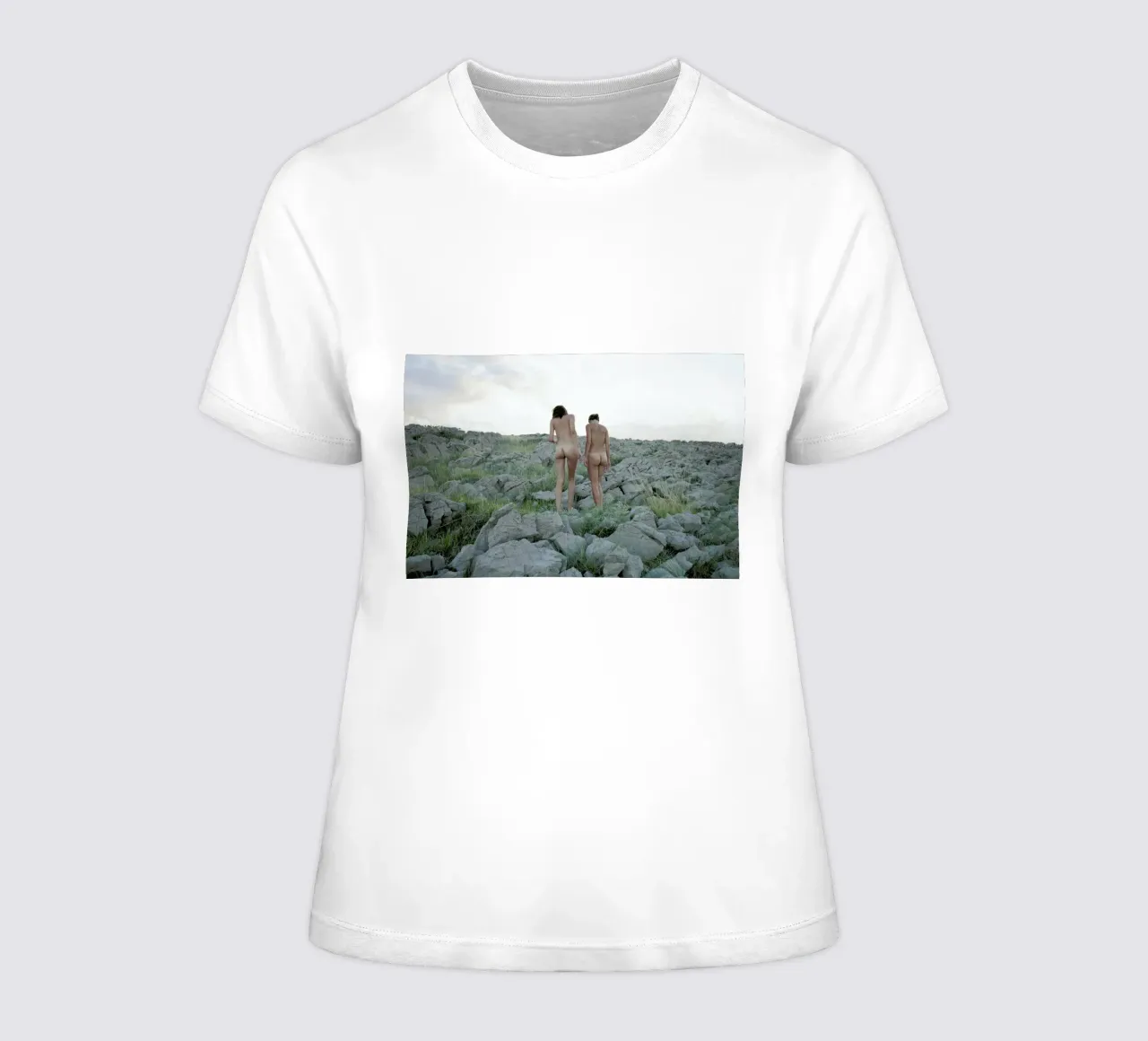 Consonance women's fitted t-shirt by Matevž Kosterov