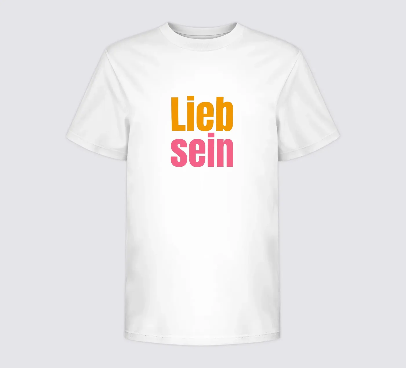 Lieb sein t-shirt bambini da Happy 😃 Art 🎨 by Christine Schnoell
