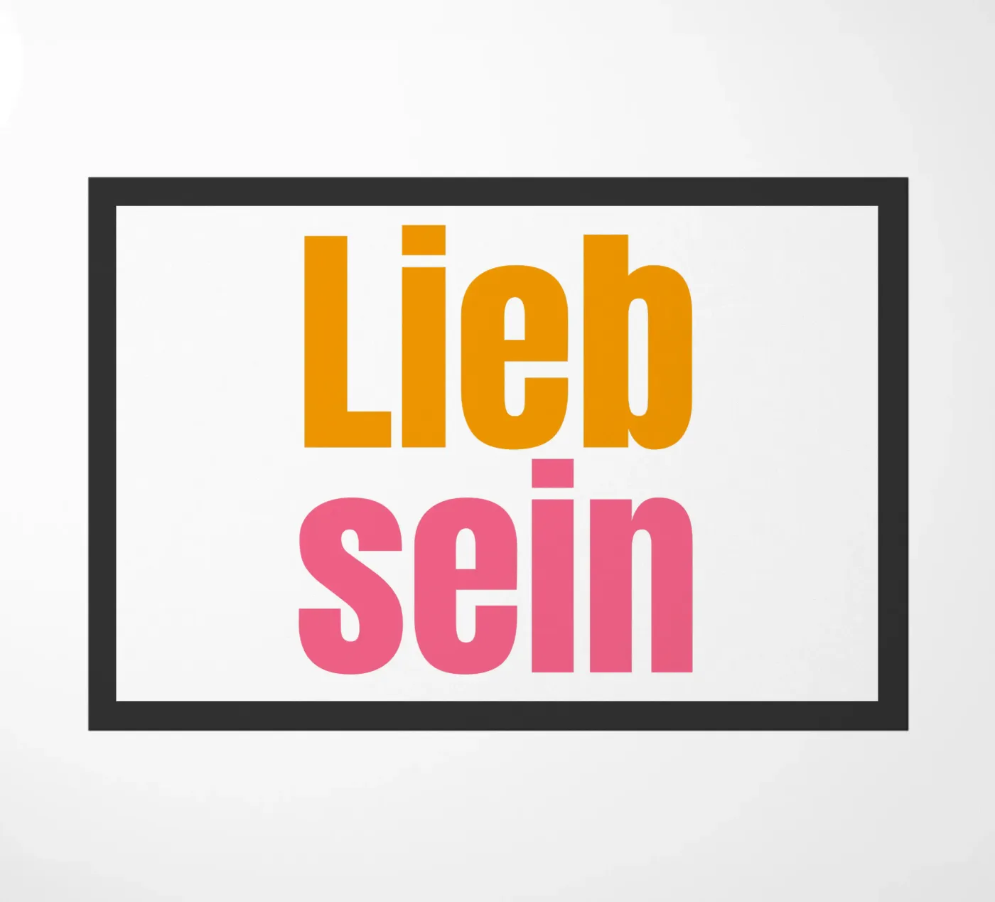 Lieb sein zerbino da Happy 😃 Art 🎨 by Christine Schnoell