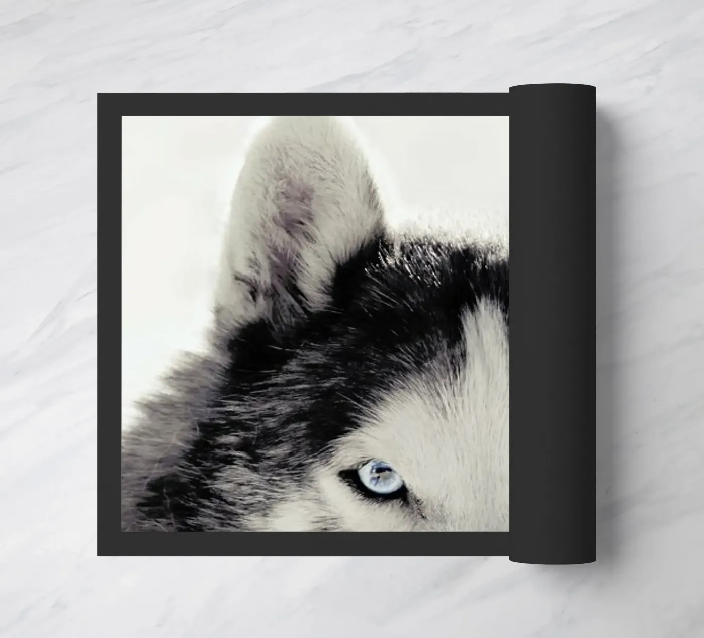 Husky deurmat van Monika Strigel