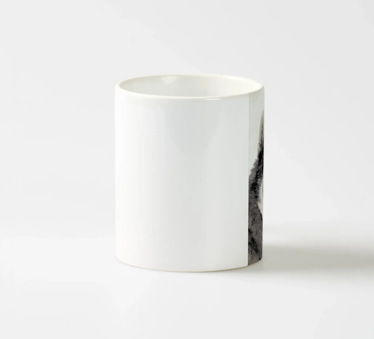 Husky tazza in ceramica da Monika Strigel