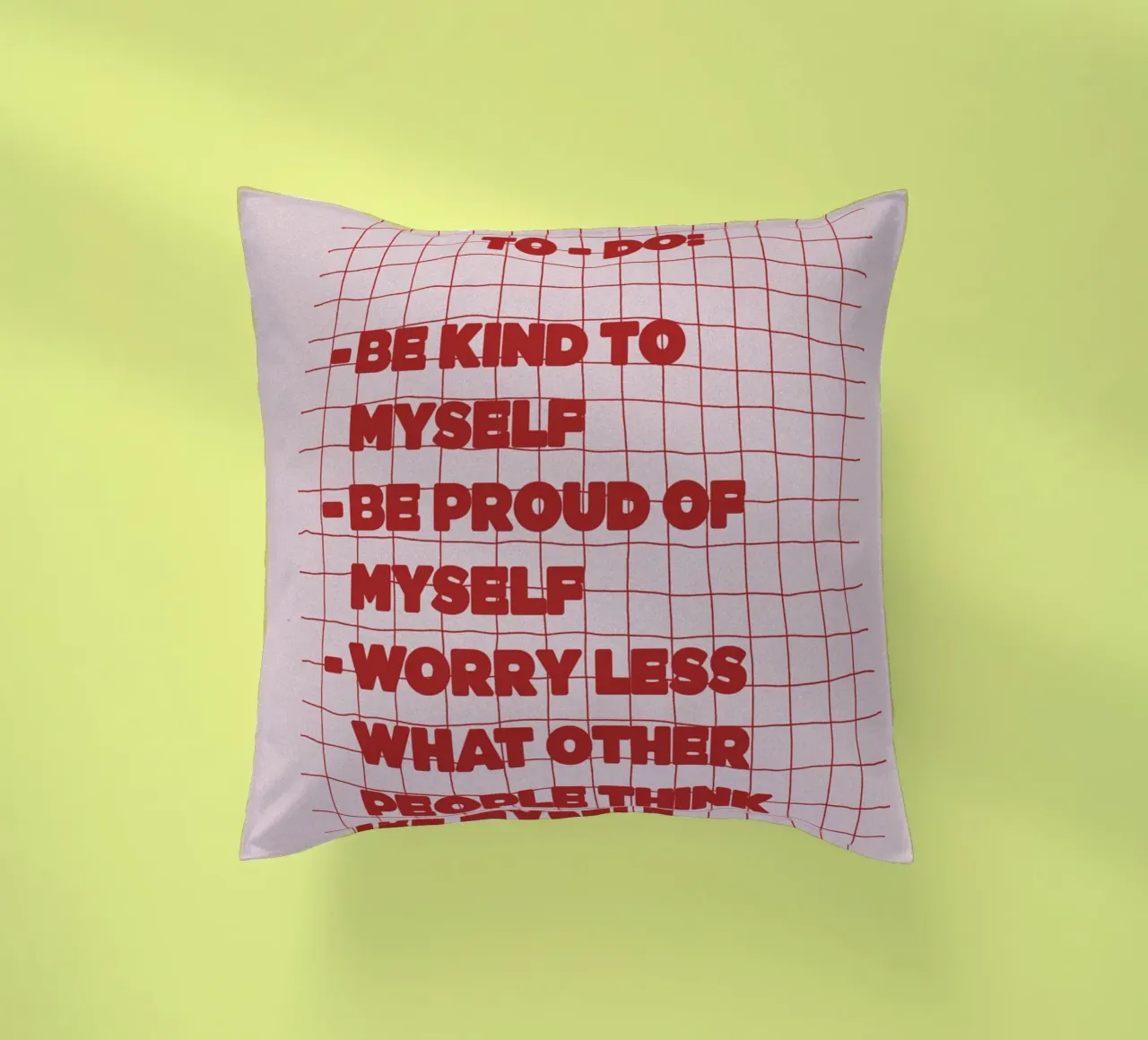 TO-DO Kissen von thesoulhugclub