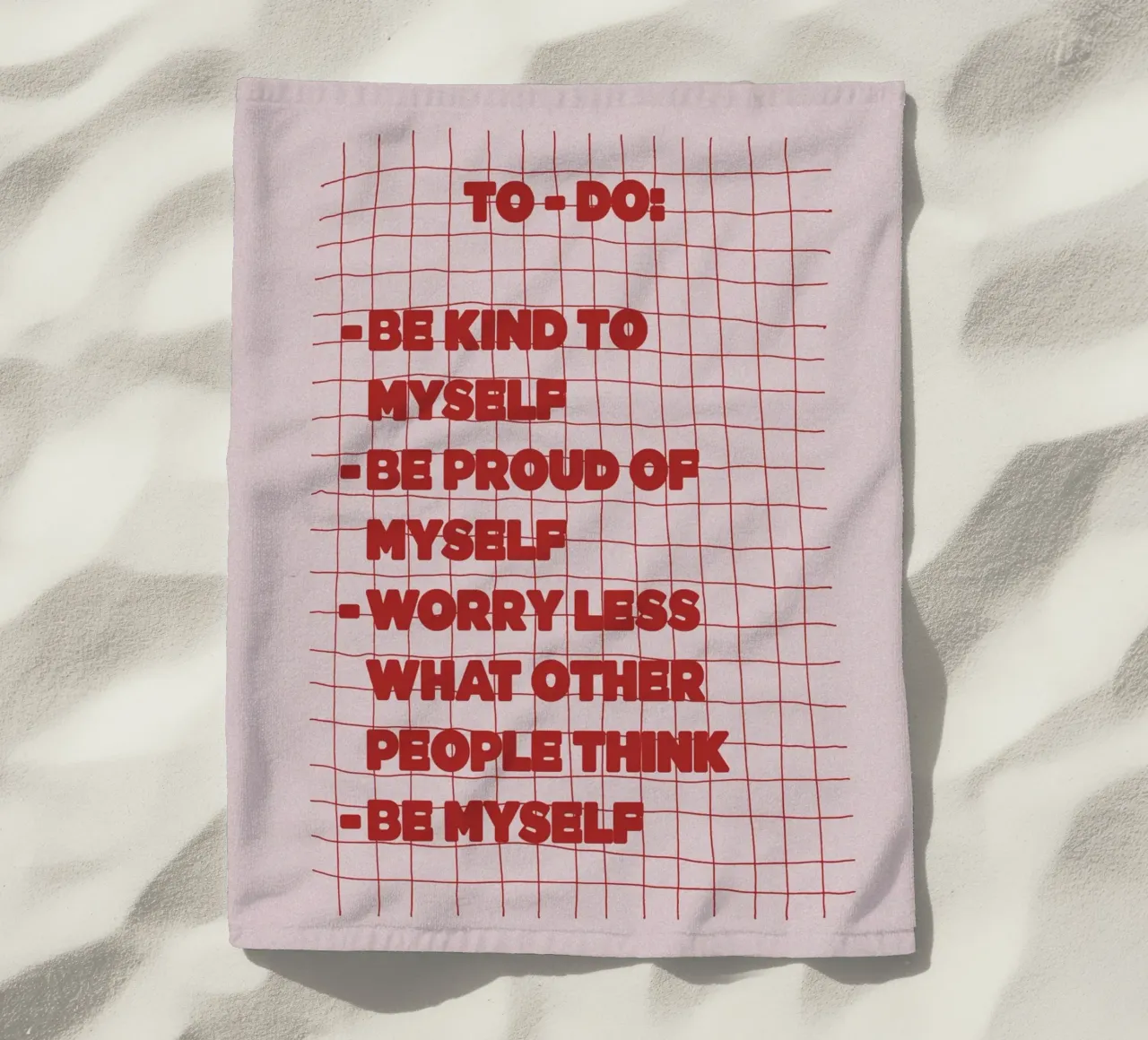 TO-DO telo mare da thesoulhugclub