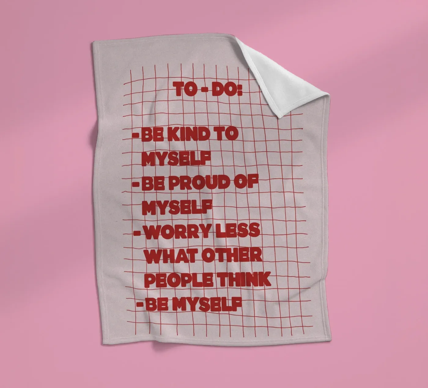 TO-DO Fleecedecke von thesoulhugclub