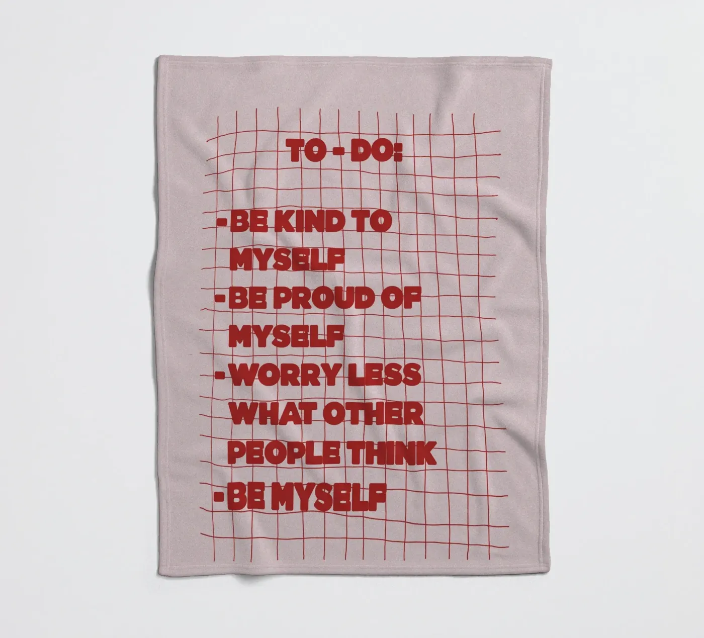 TO-DO Fleecedecke von thesoulhugclub