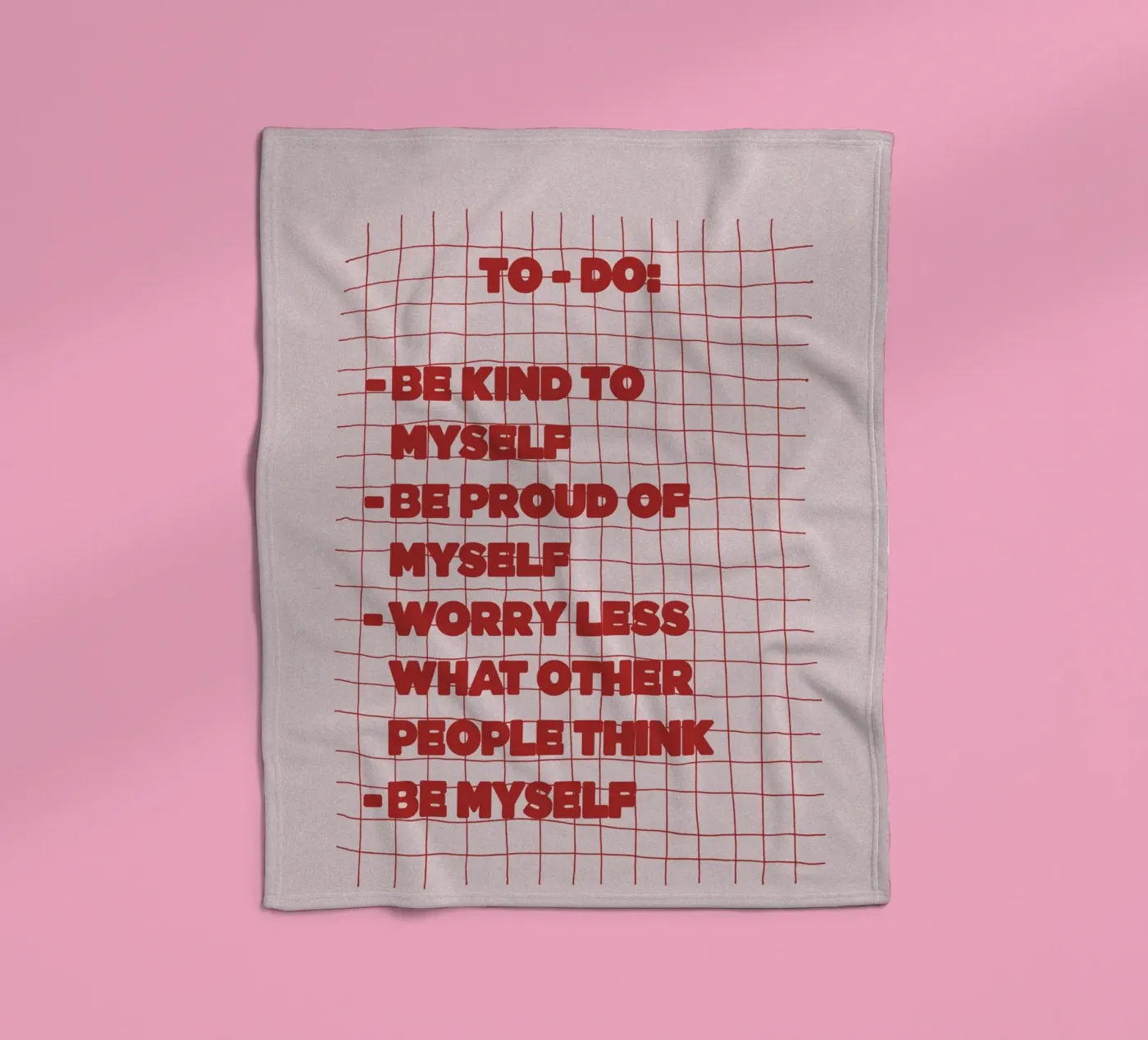 TO-DO Fleecedecke von thesoulhugclub