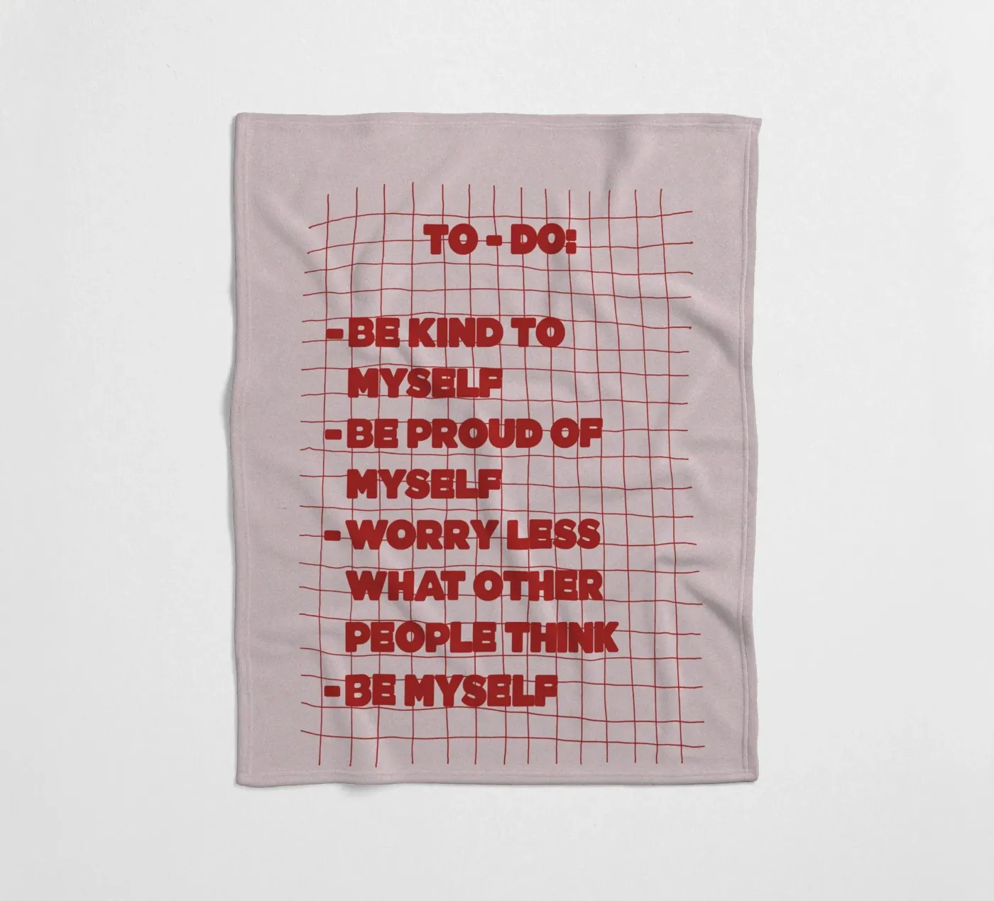 TO-DO Fleecedecke von thesoulhugclub