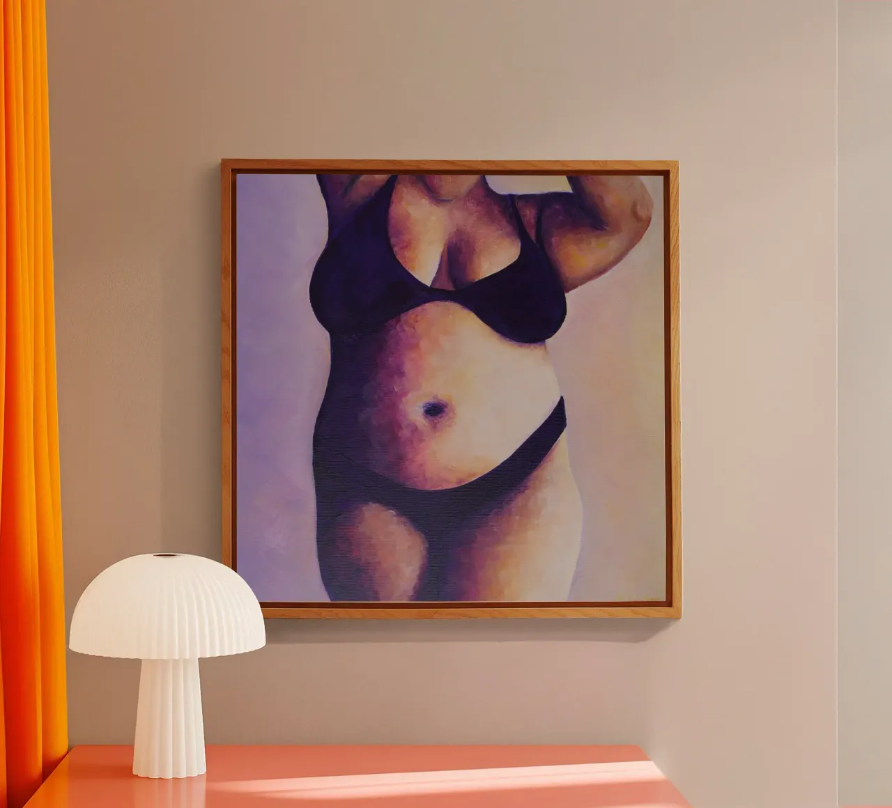 Hidden Grace plexiglass da alina-castro-art