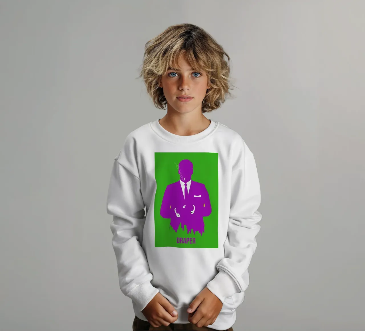 Draper Poster 1 felpa bambino da Naxart