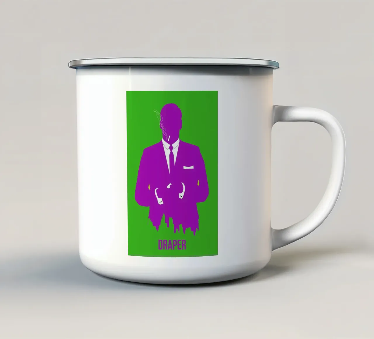 Draper Poster 1 tazza in smalto da Naxart
