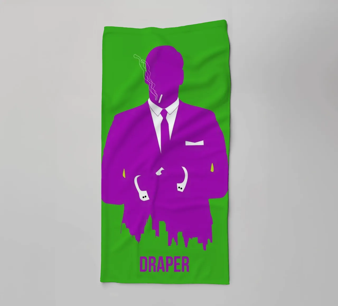 Draper Poster 1 asciugamano da bagno da Naxart