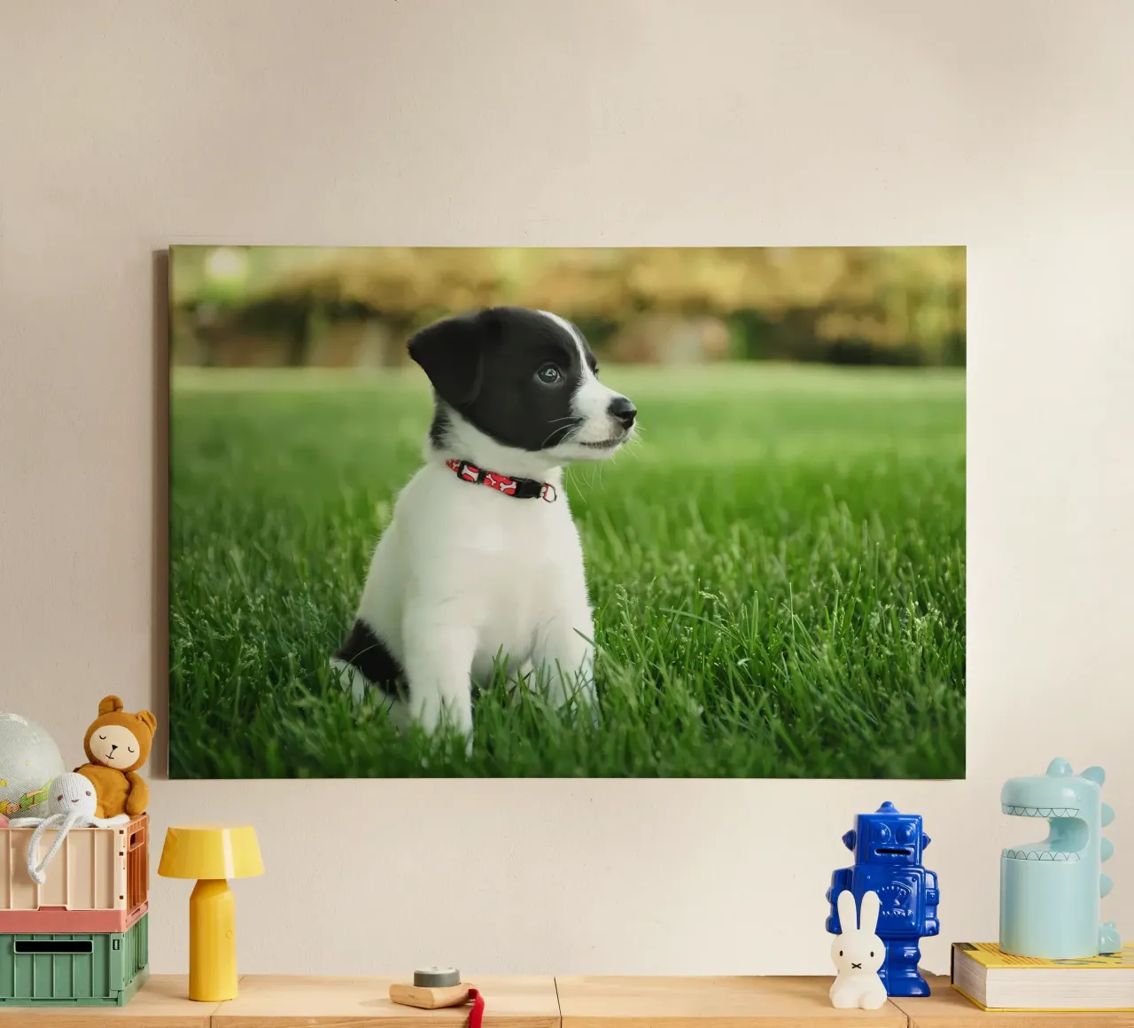 Dierenposter 181 canvas met Baklijst van Korrie Lane
