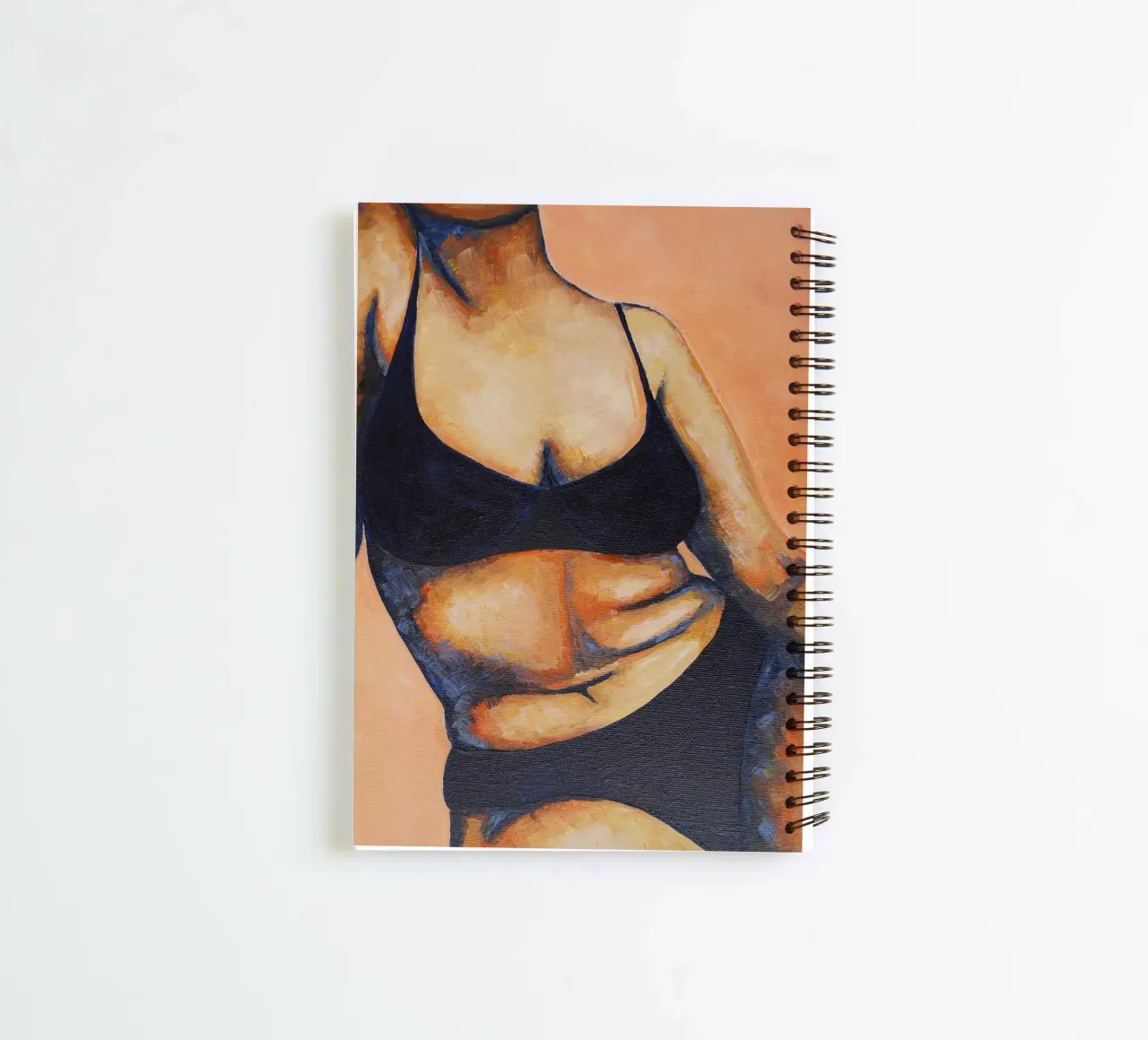 Reality Check #1 spiral notebook by alina-castro-art