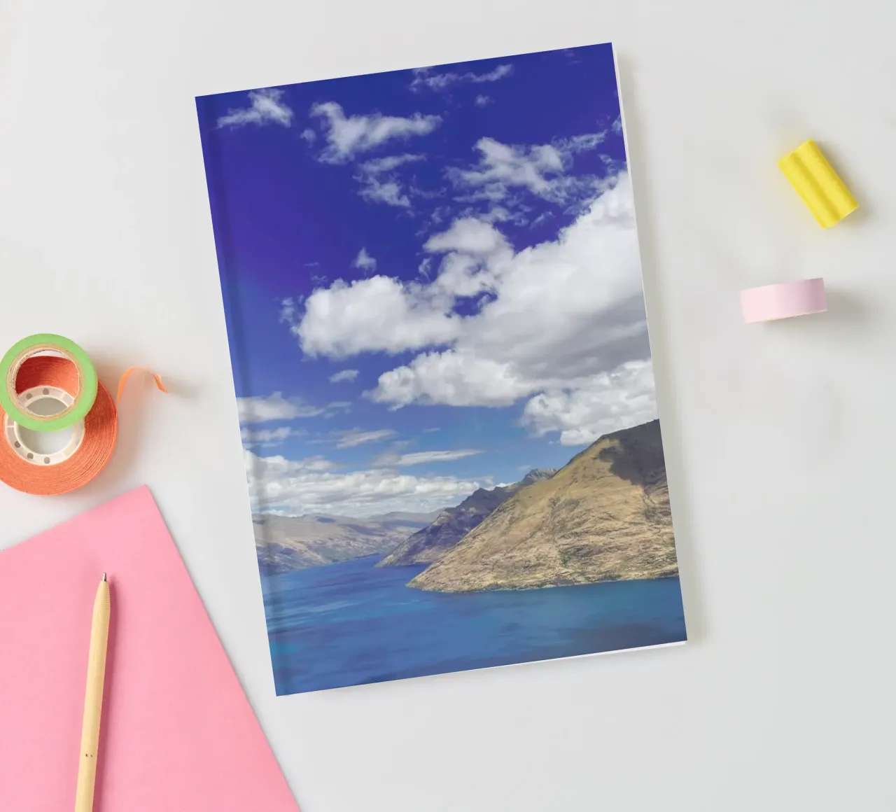 Skyline Queenstown notebook by Nur Mut