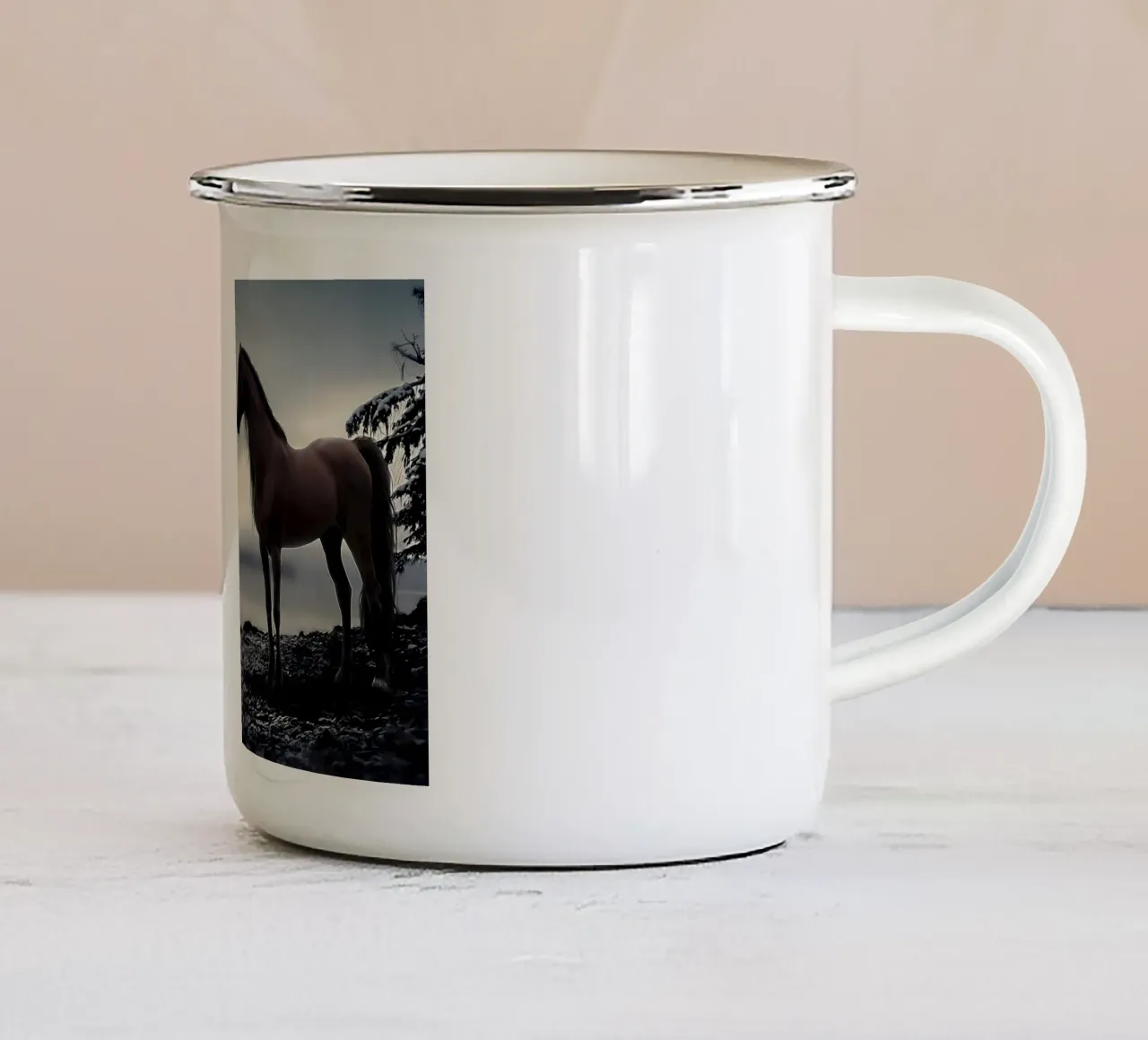 Poster animali 189 tazza in smalto da Korrie Lane