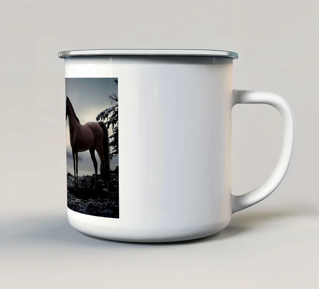 Poster animali 189 tazza in smalto da Korrie Lane