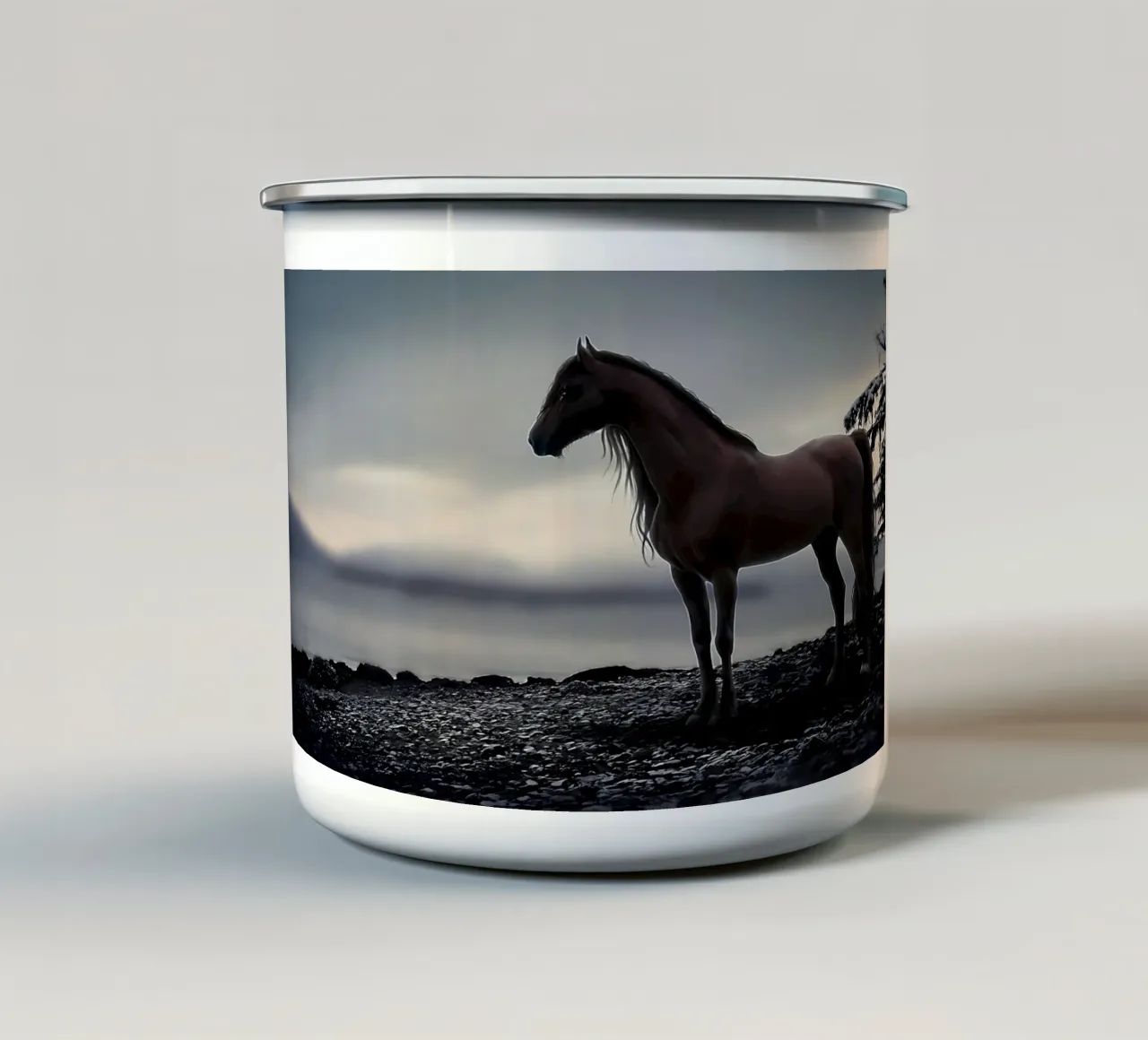 Poster animali 189 tazza in smalto da Korrie Lane