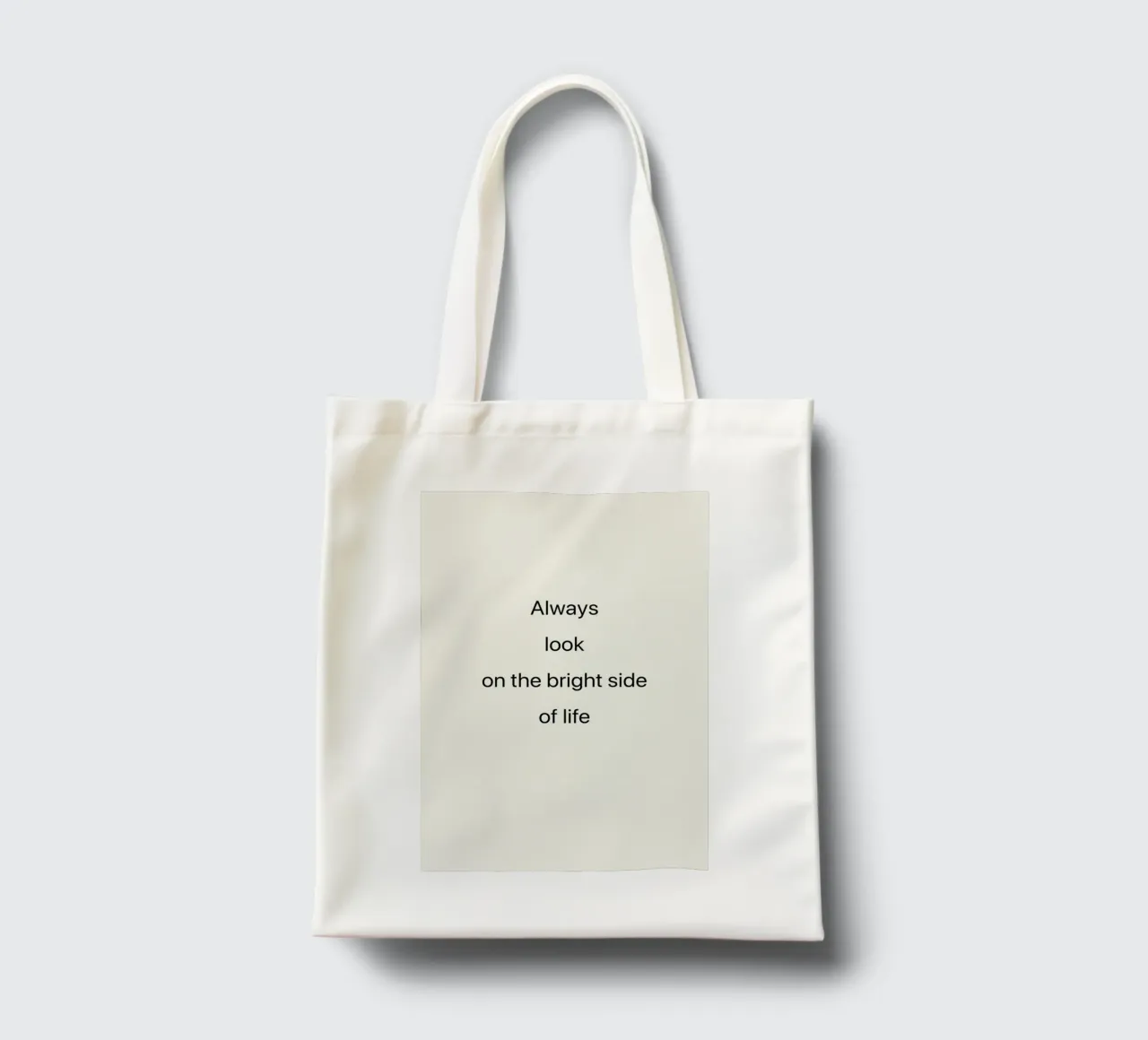 Always Look on the Bright Side borsa in juta da Studio One