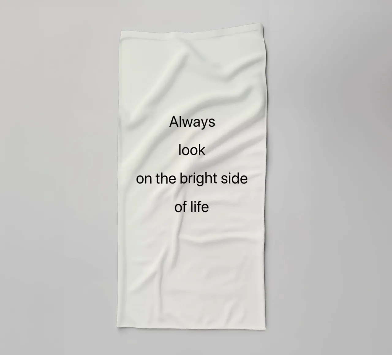 Always Look on the Bright Side asciugamano da bagno da Studio One