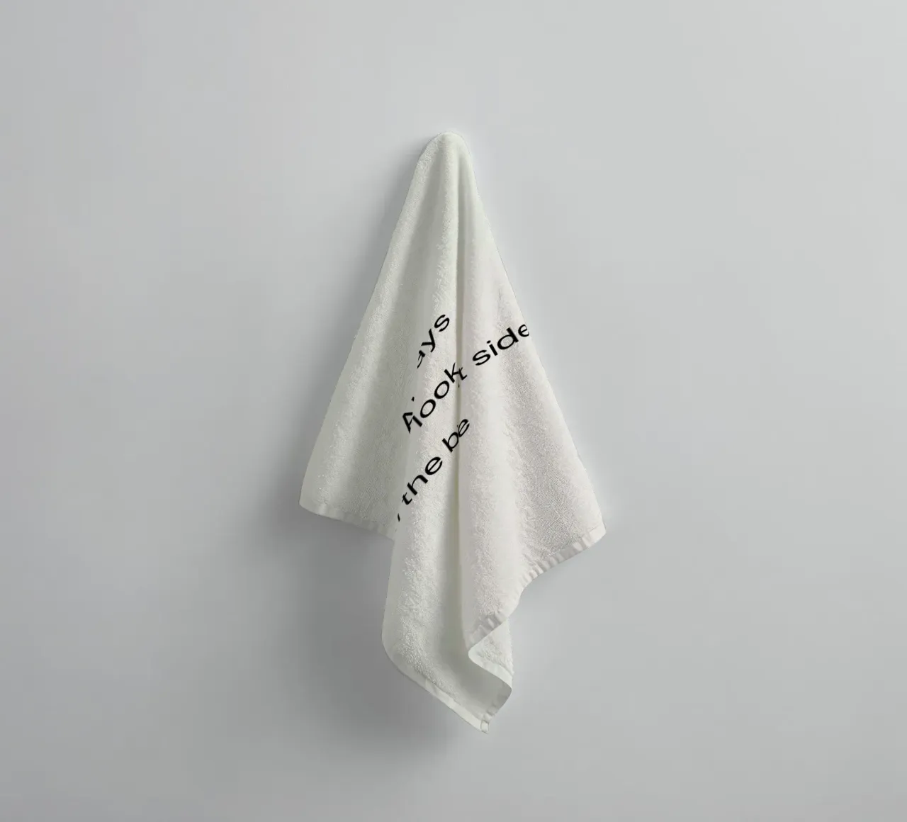 Always Look on the Bright Side asciugamano da bagno da Studio One