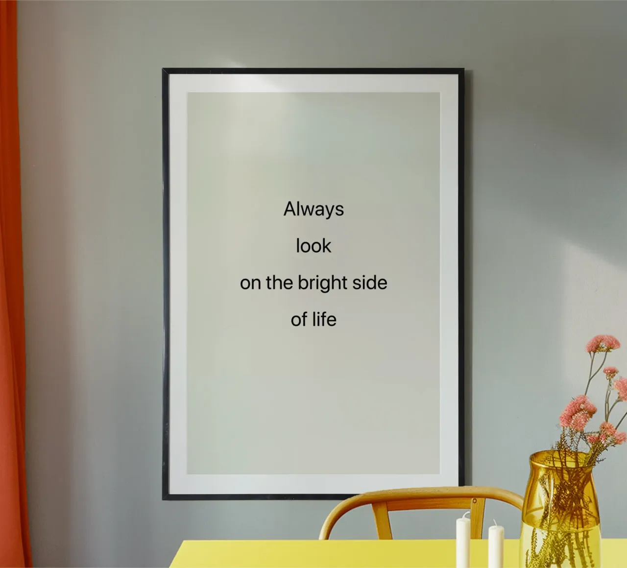 Always Look on the Bright Side carta hahnemühle da Studio One