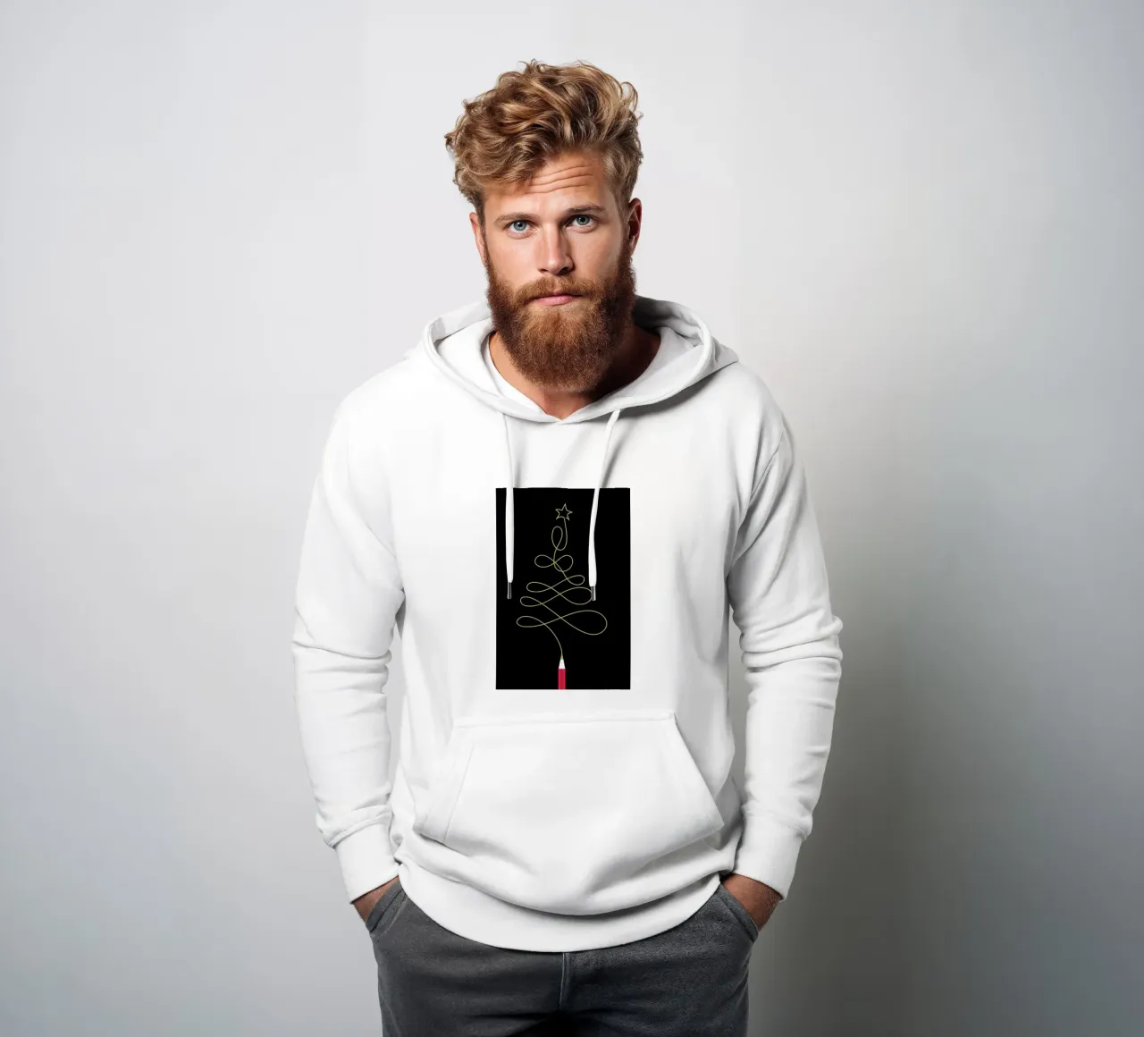 Pencil Tree sudadera con capucha de Doozal