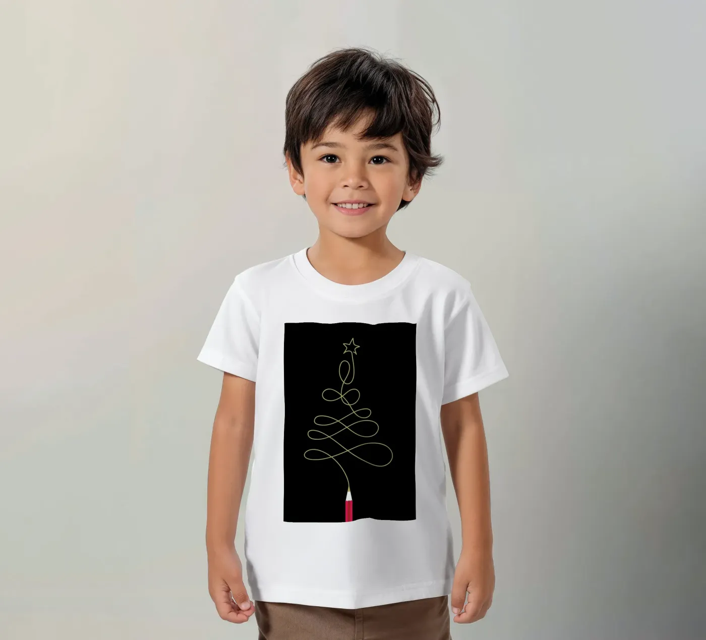 Pencil Tree t-shirt bambini da Doozal