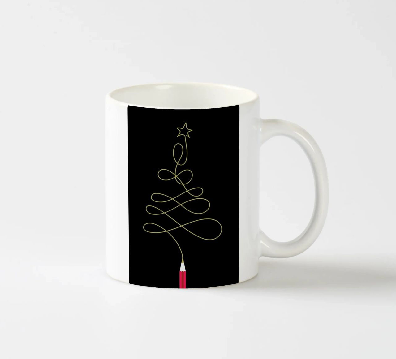 Pencil Tree tazza in ceramica da Doozal