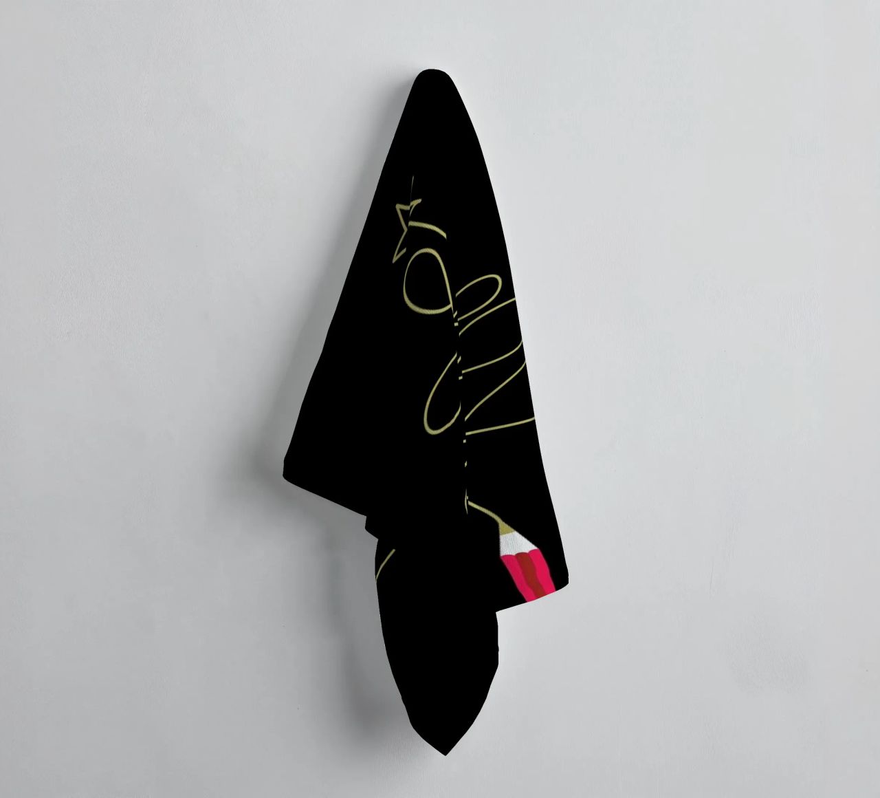 Pencil Tree towel by Doozal
