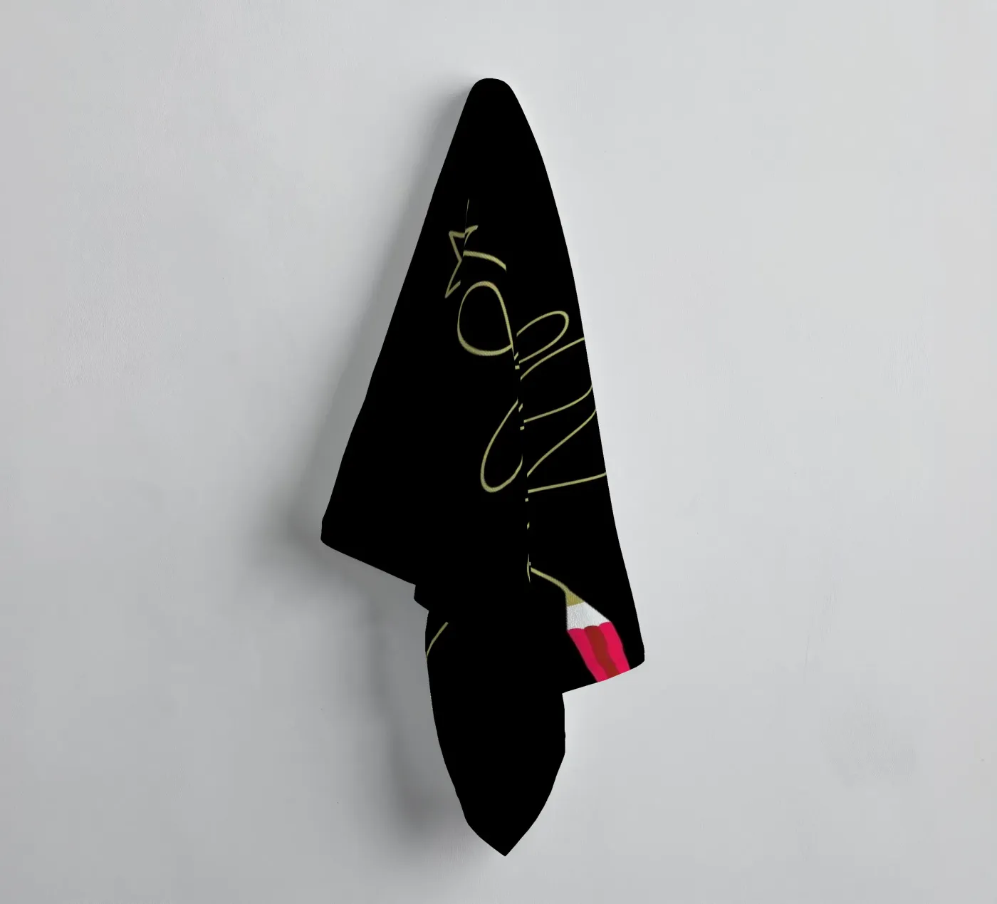 Pencil Tree towel by Doozal