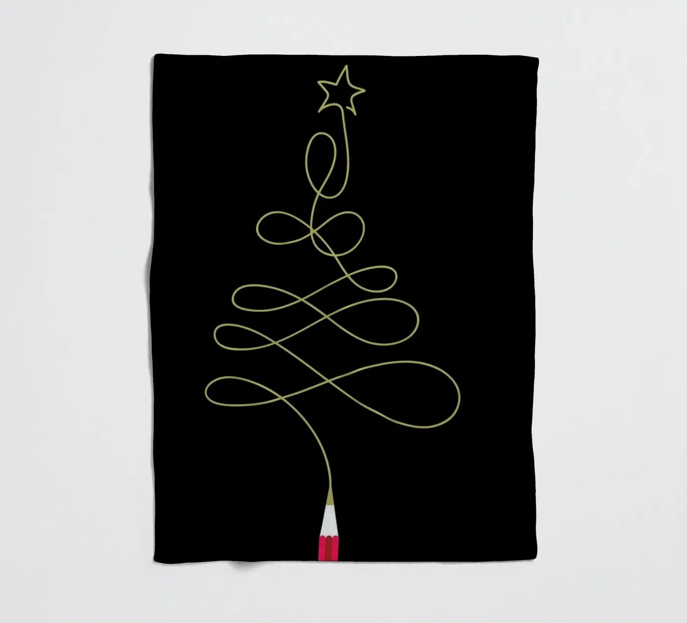 Pencil Tree Fleecedecke von Doozal