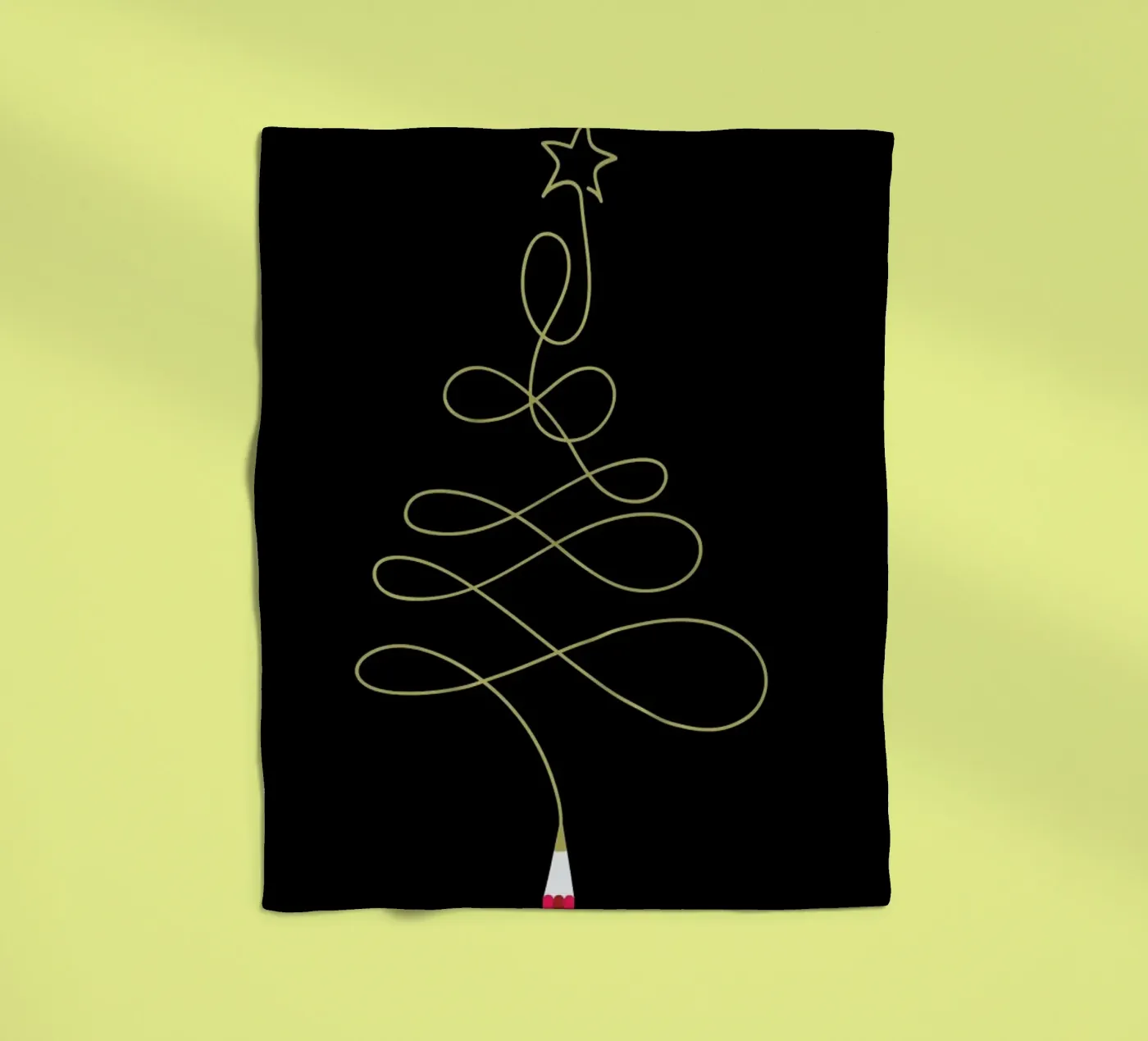 Pencil Tree Fleecedecke von Doozal