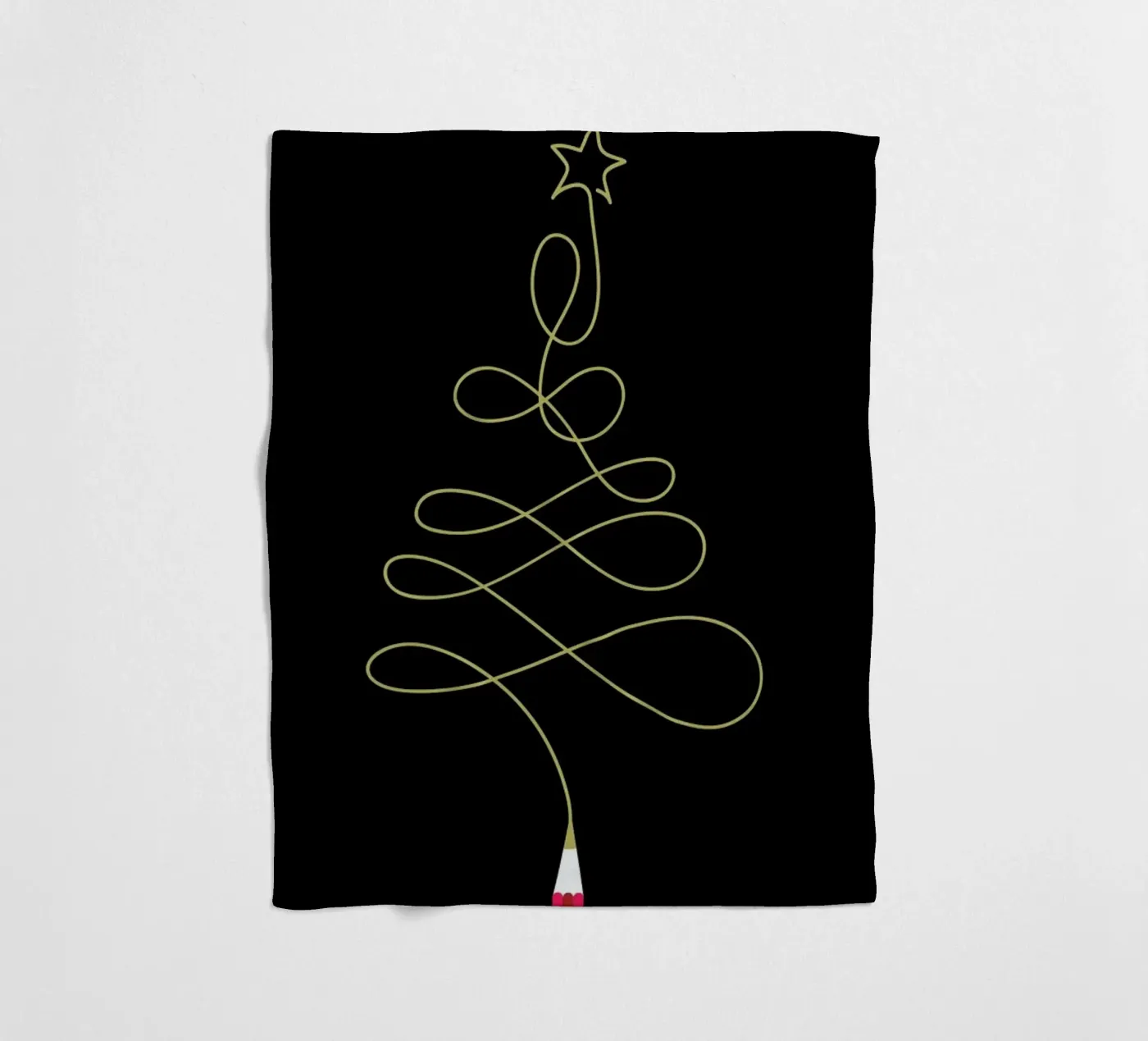 Pencil Tree Fleecedecke von Doozal