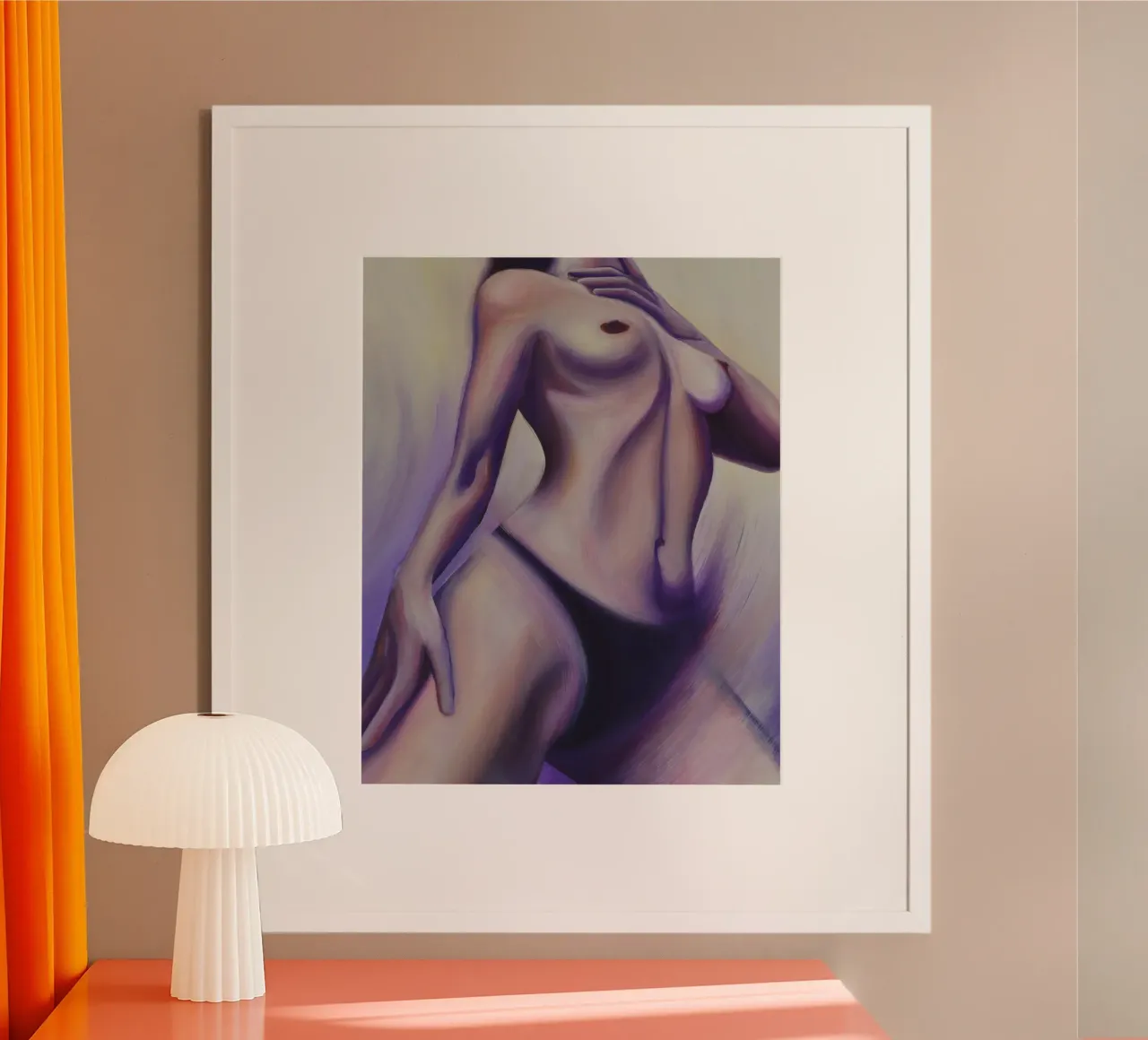 Divine Beauty poster con telaio in plastica da alina-castro-art