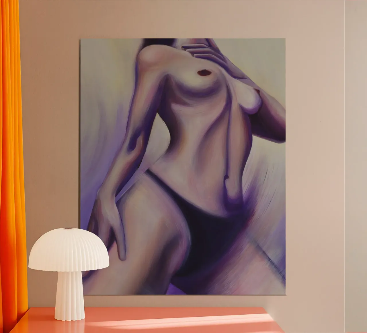 Divine Beauty poster con telaio in plastica da alina-castro-art