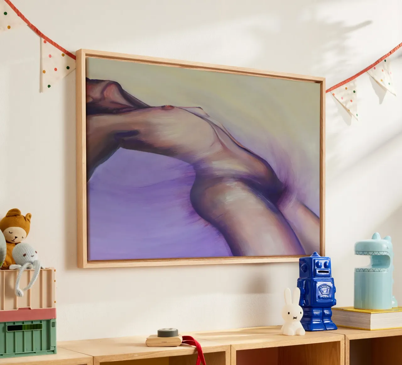 Surrender tela con Cornice a cassetta da alina-castro-art