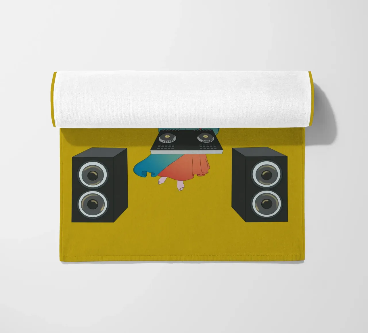 And the music was beach towel by pronzo
