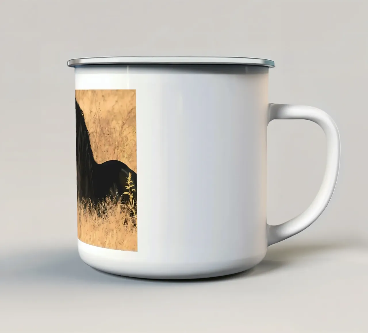 Poster animali 202 tazza in smalto da Korrie Lane