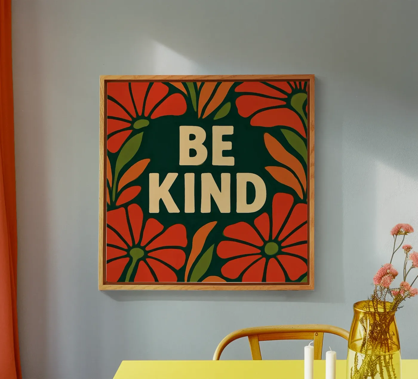 Be kind plexiglass da Happy 😃 Art 🎨 by Christine Schnoell