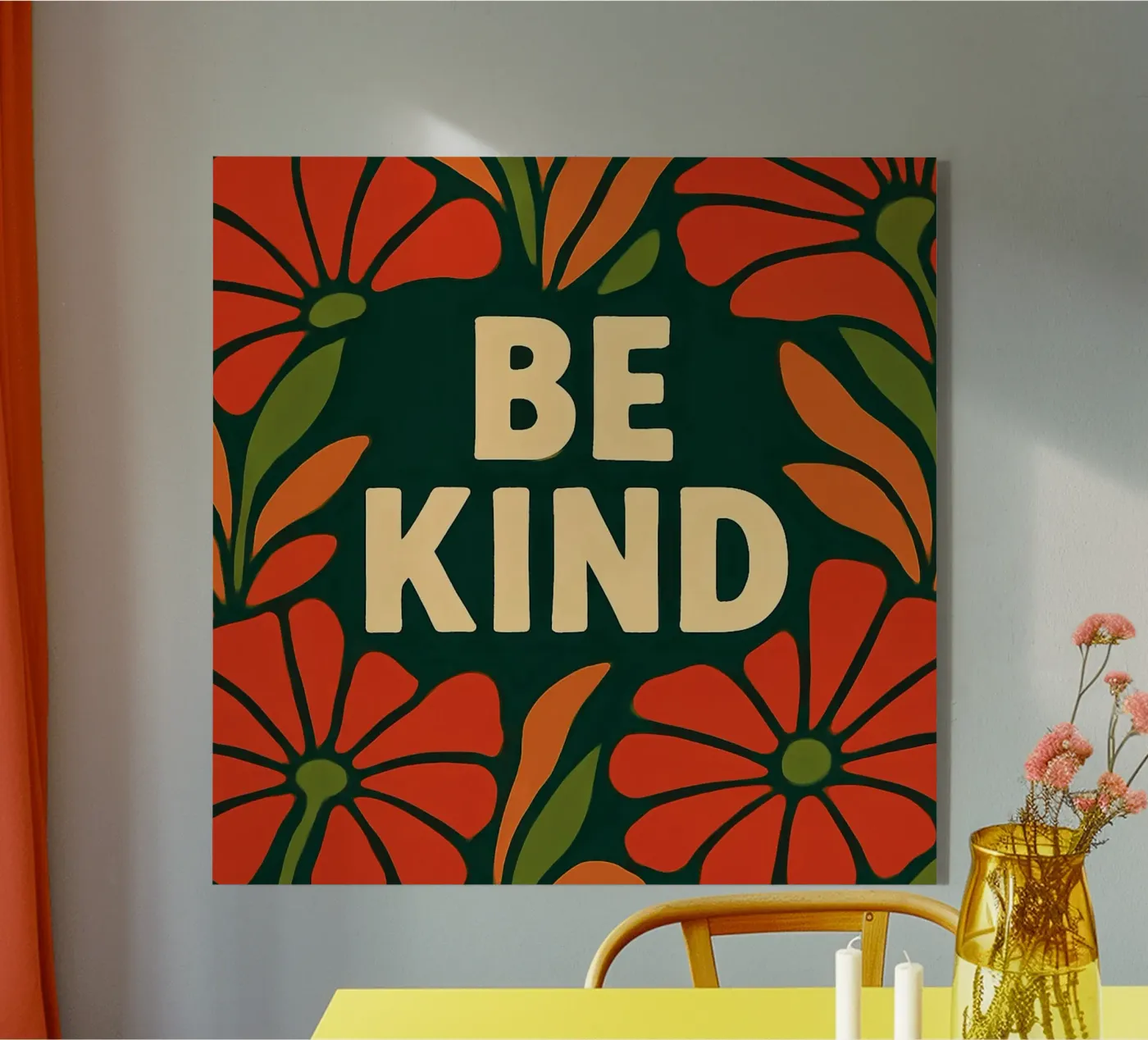 Be kind plexiglass da Happy 😃 Art 🎨 by Christine Schnoell