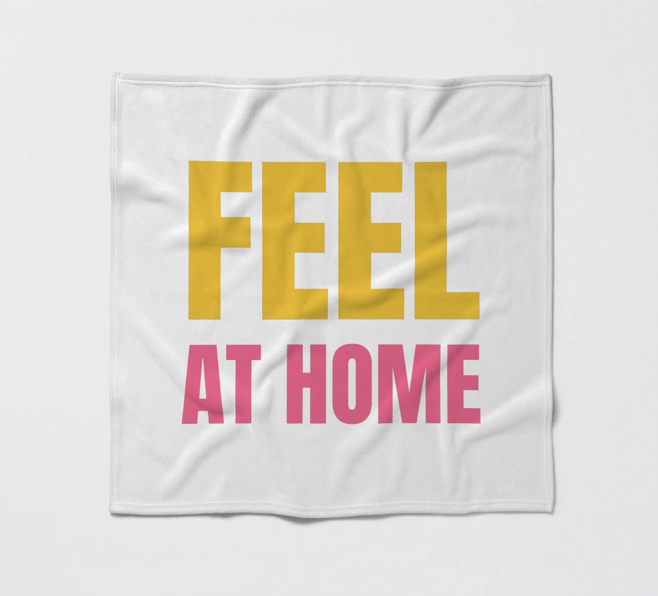 Feel at home coperta in pile da Happy 😃 Art 🎨 by Christine Schnoell