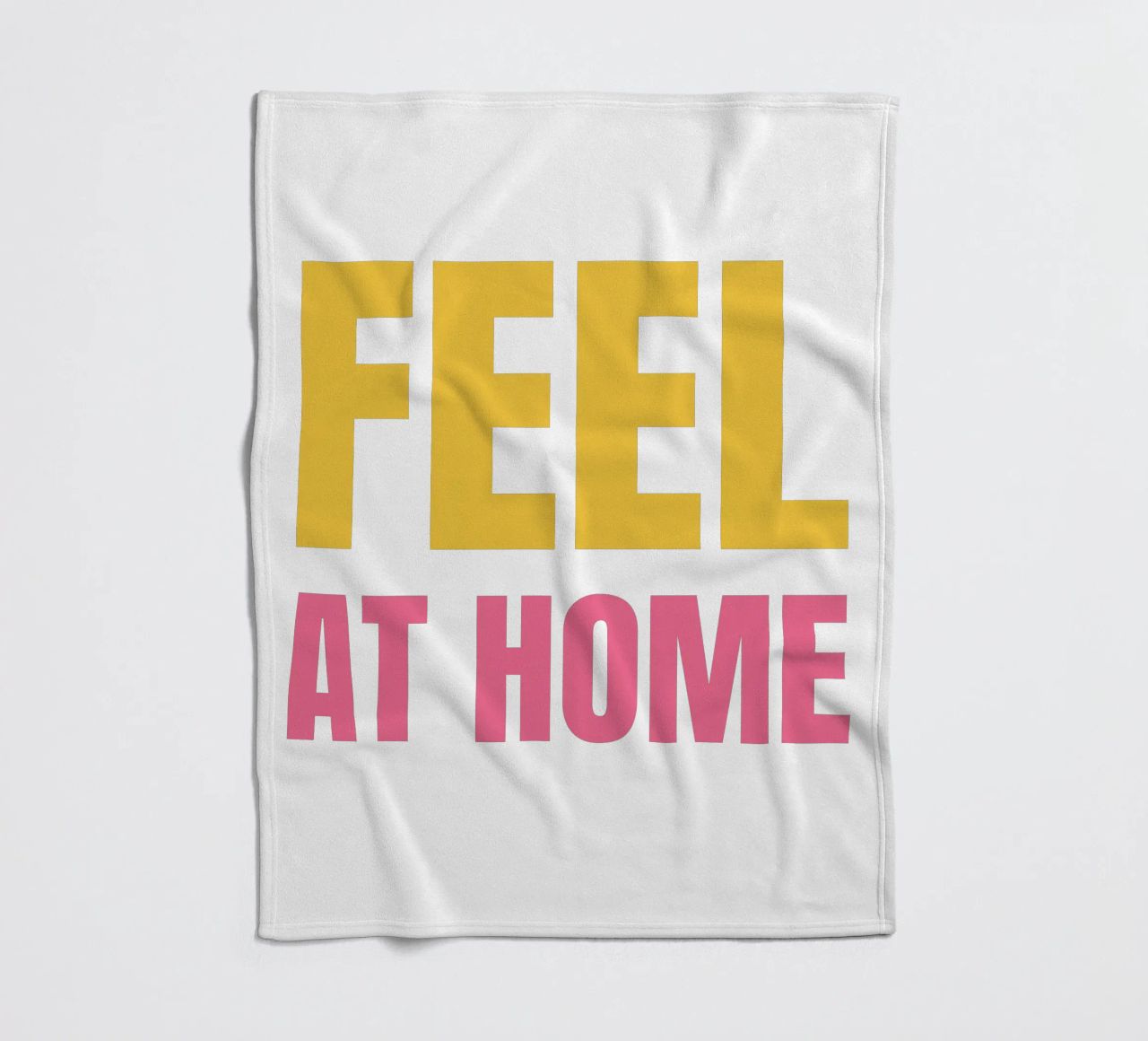 Feel at home coperta in pile da Happy 😃 Art 🎨 by Christine Schnoell