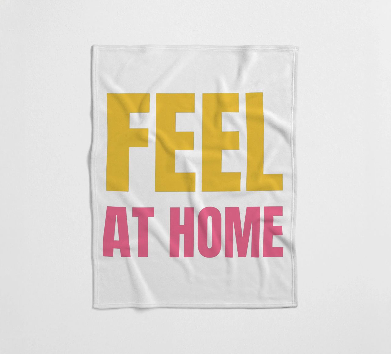 Feel at home coperta in pile da Happy 😃 Art 🎨 by Christine Schnoell