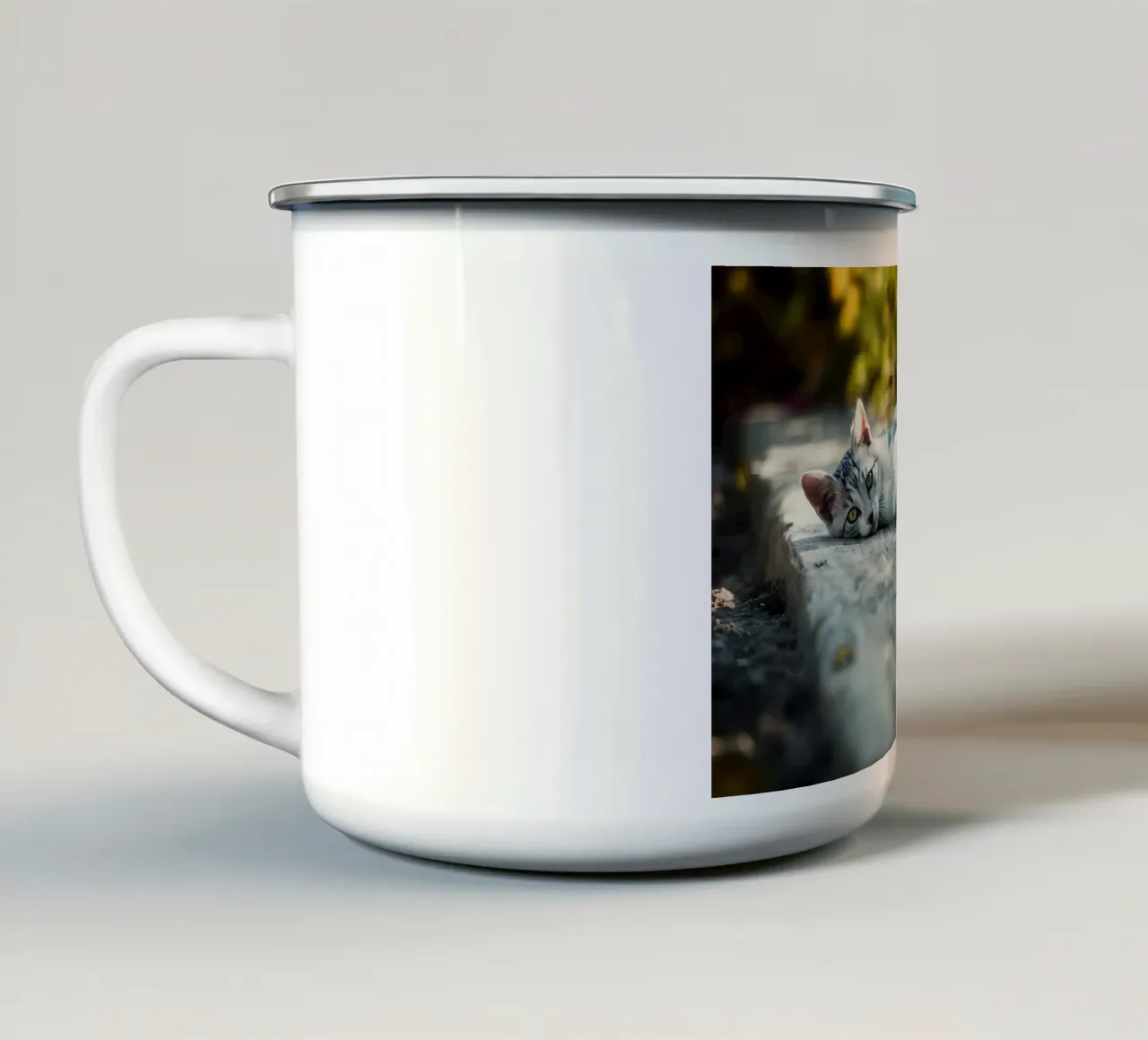 Poster animali 204 tazza in smalto da Korrie Lane