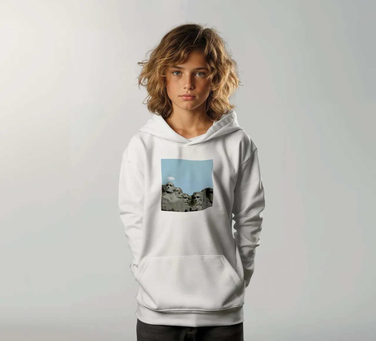 Mont Cloudmore felpa bambino con cappuccio da Rafael Burato