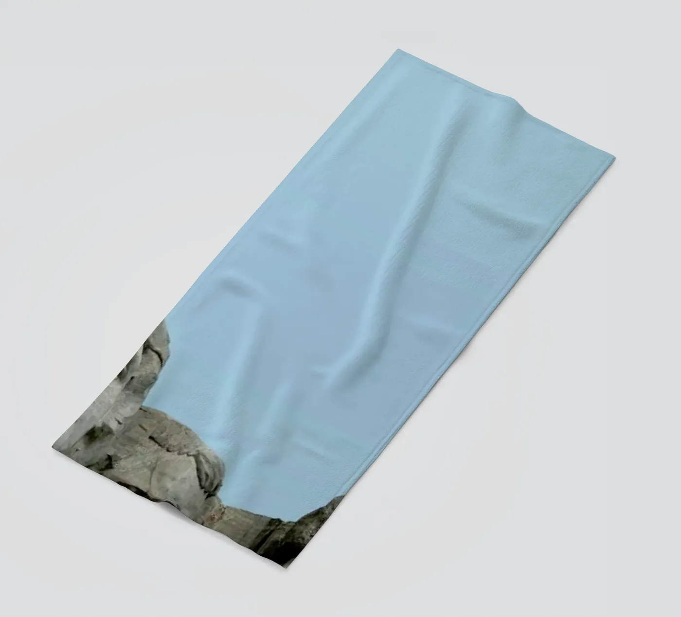 Mont Cloudmore beach towel by Rafael Burato