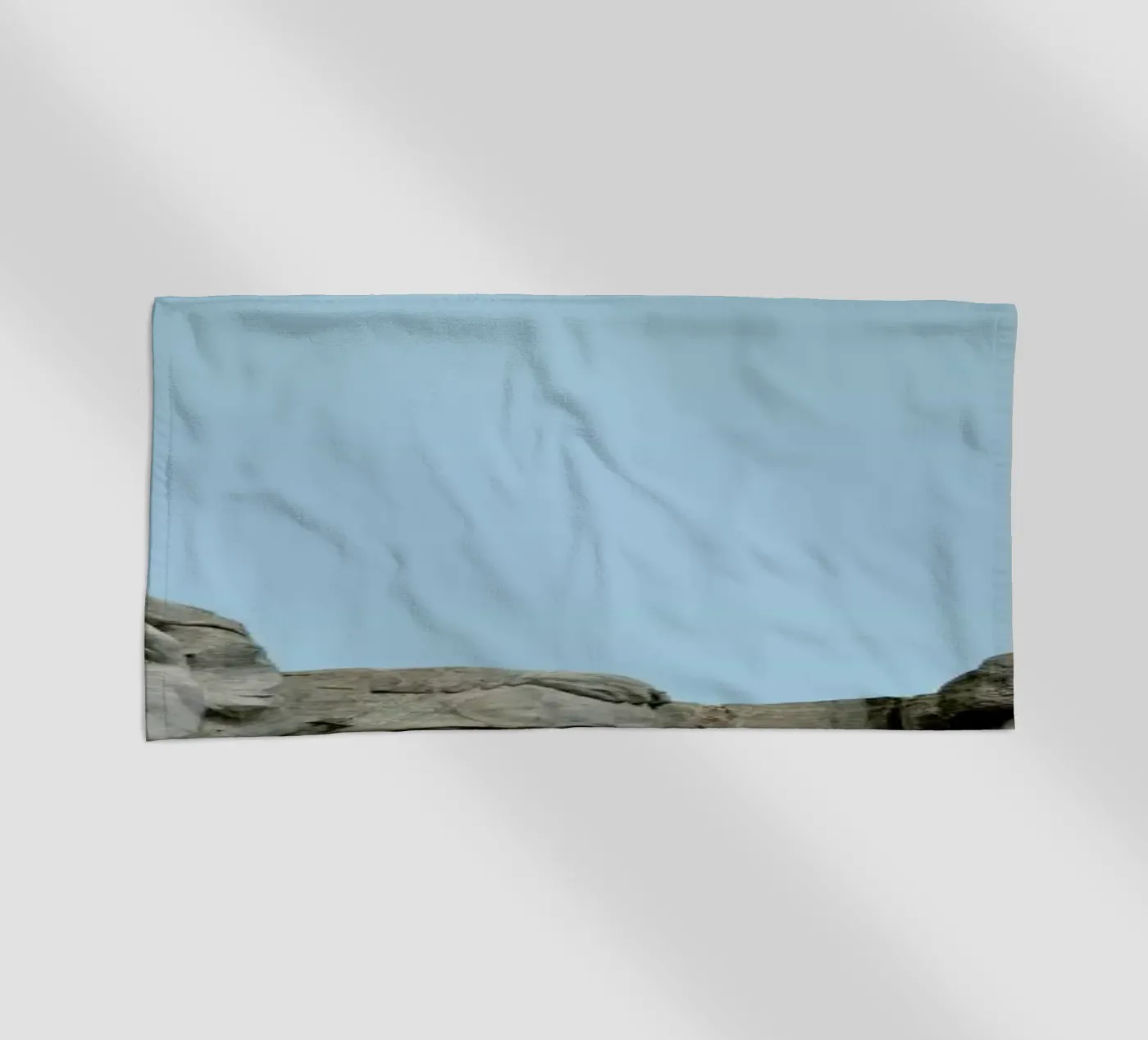 Mont Cloudmore beach towel by Rafael Burato
