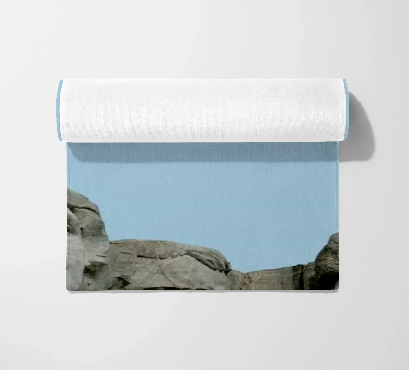 Mont Cloudmore beach towel by Rafael Burato