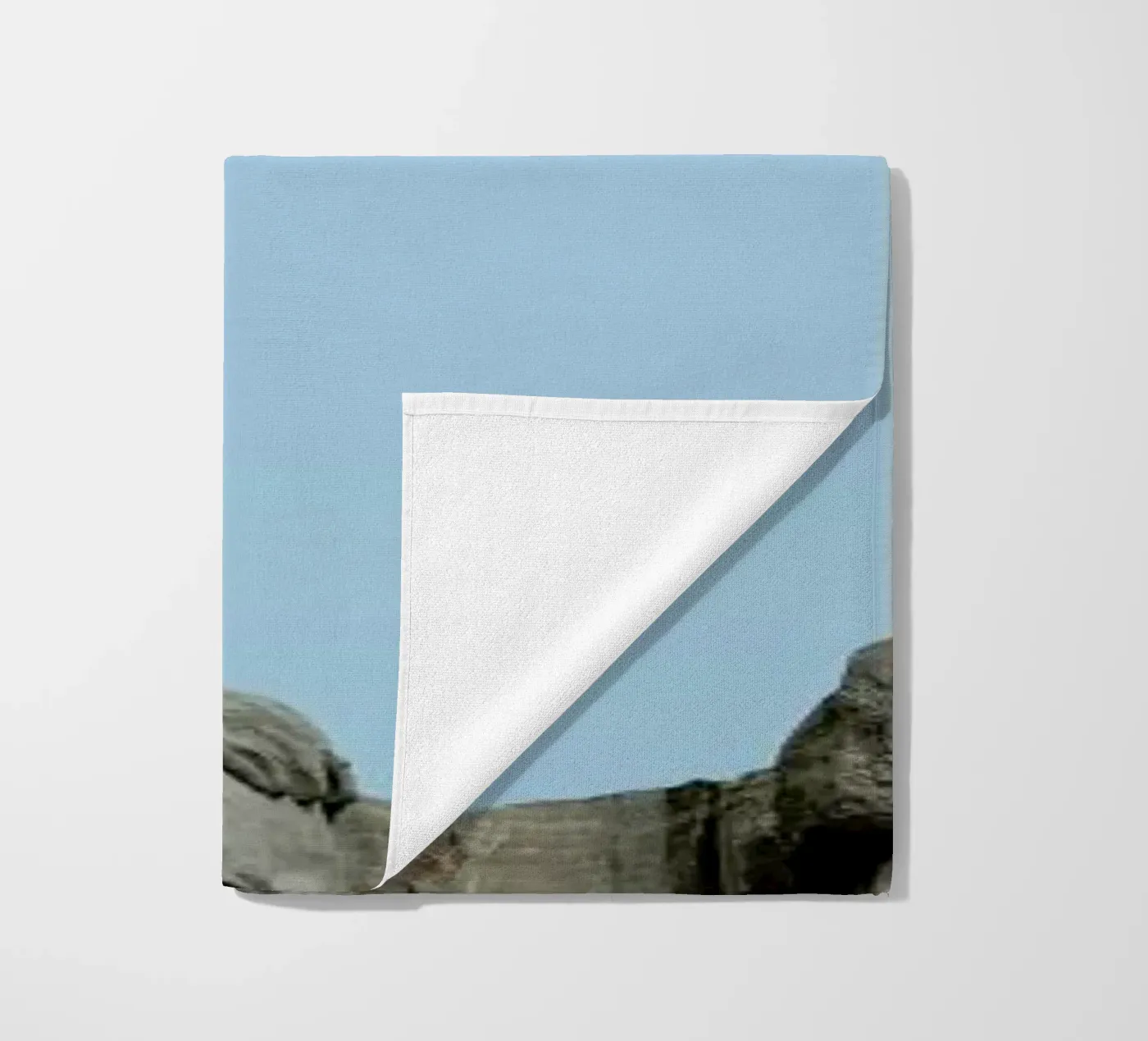 Mont Cloudmore beach towel by Rafael Burato