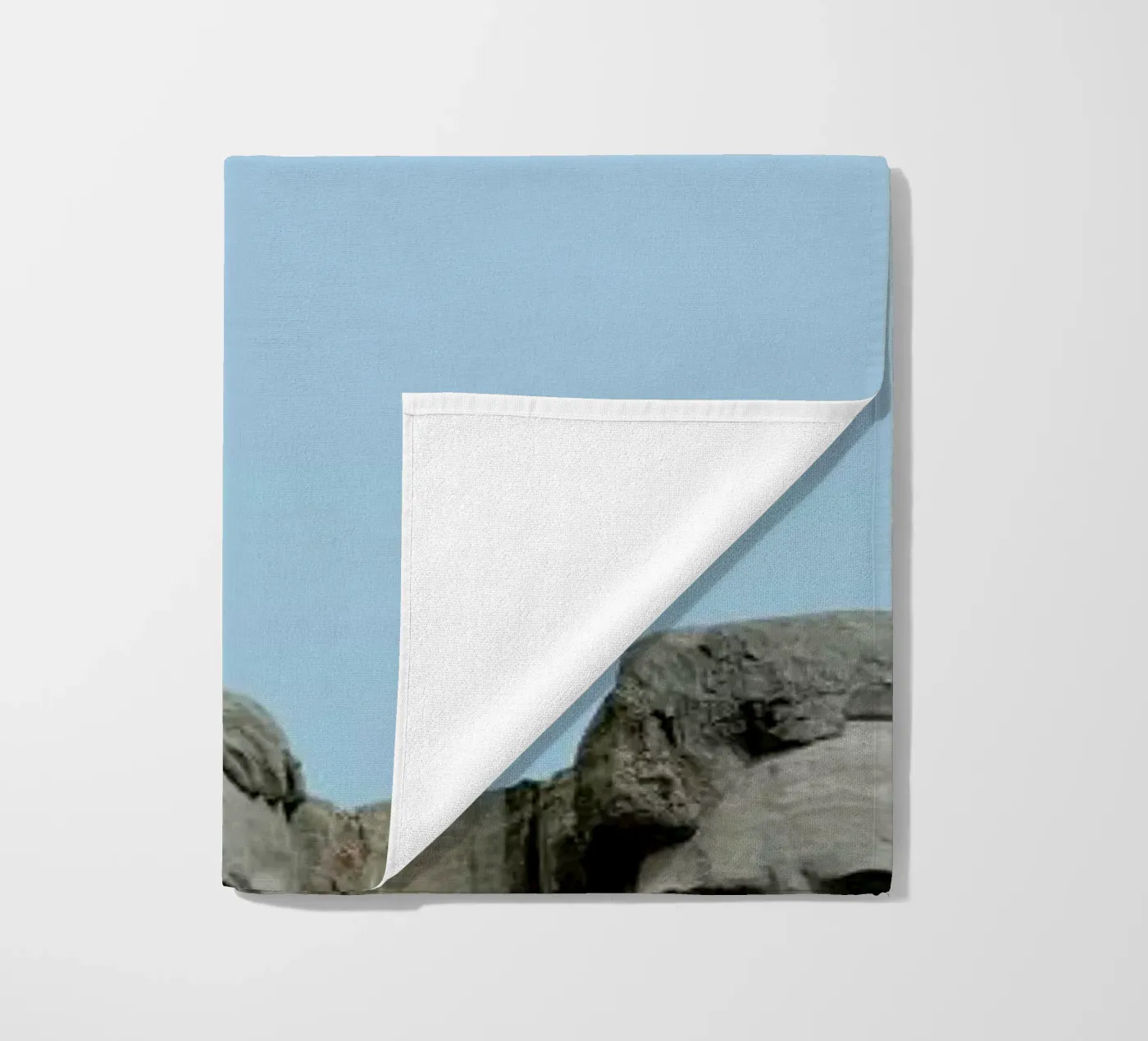 Mont Cloudmore beach towel by Rafael Burato